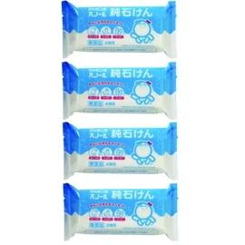 Shabondama Snole Pure Soap, 6.3 oz (180 g) x 4 Packs