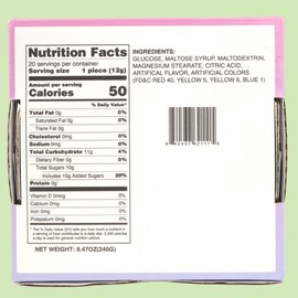 Easter Candy Bracelets, Pastel Edible Jewelry, Egg Fillers and Basket Stuffers, Individually Wrapped, 20 Pieces