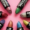 Moon Glitter Holographic Glitter Lipstick, 5 g, Silver