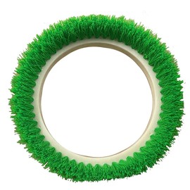 Bissell BigGreen Commercial 237.057BG Scrub Brush, 0.015" Bristle Diameter Crimped Polypropylene for BGEM9000 Easy Motion Floor Machine, 12", Green