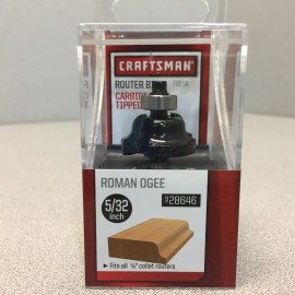 Craftsman 928646 5/32 in. Carbide Tipped Roman Ogee Router Bit