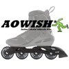 AOWISH Inline Skate Wheels 85A Outdoor Asphalt Formula Hockey Roller