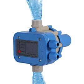 Water Pump Pressure Controller for Water Pump - Automatic Pump Controller 110V 50/60HZ Electronic Switch Control Water Pump Controller Easy to Connwct Dry Running Protect Motor Max pump 1.1KW