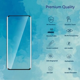 QZJinch [2+2 Pack Screen Protector for SamsungGalaxy S10,Fingerprint ID Compatible,3D Full Screen Protection,Scratch Resistant,HD Clear，Case Friendly