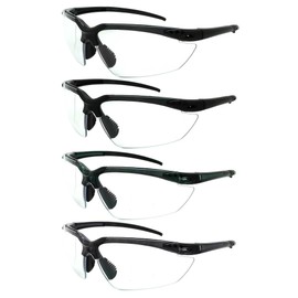 EDGEIWEAR Sports Safety Sunglass for Men Women Cycling Running Driving Fishing Golf Baseball ANSI Z87+ w/Clear Lens
