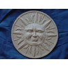 Large Round Sun Plastic Craft Mold use with Concrete or