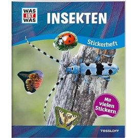 WAS IST WAS Stickerheft Insekten / Schmetterlinge, Bienen, Käfer - Kunterbunter Wissensspaß mit über 100 wiederablösbaren Stickern / Für Kinder ab 8 Jahren