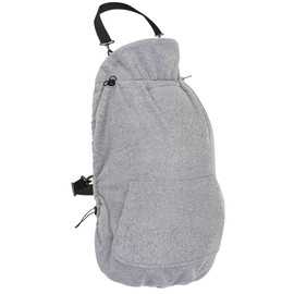 Hoppediz Tragecover Basic - wärmendes universal Fleece-Cover für Tragetuch und Babytrage, stone