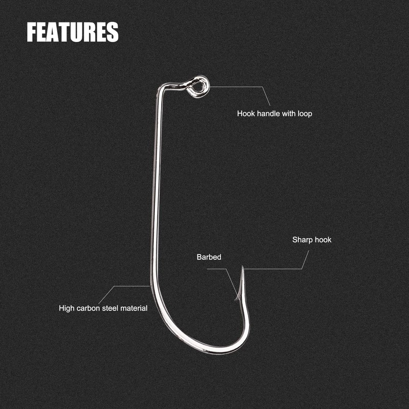 Dingbear 210PCS Catfish Lobster Fish Hook Fishing Hooks