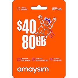 amaysim $40 Prepaid Starter Pack Multi-fit SIM
