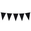 Boland Elegant Decoration Bunting Banner 45x30 cm - Durable Black