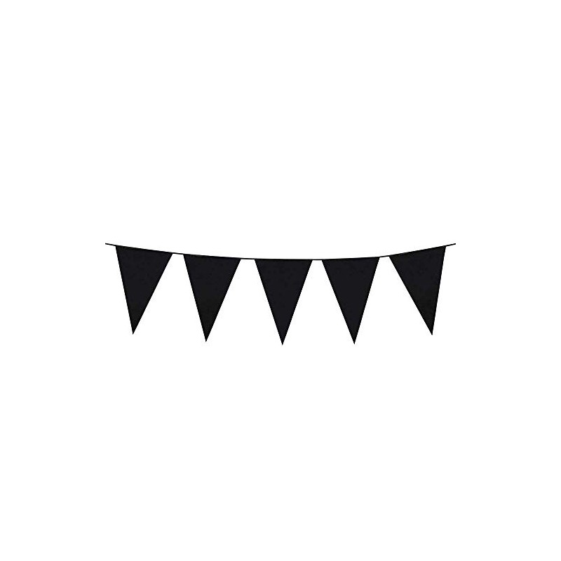 Boland Elegant Decoration Bunting Banner 45x30 cm - Durable Black