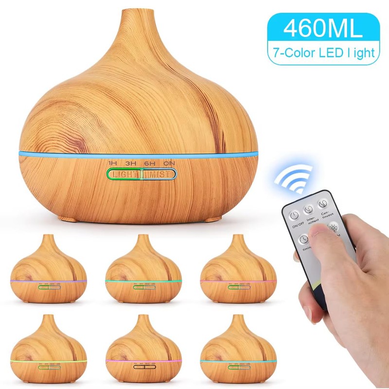 Umidificatore e Diffusore di Aromi ad Ultrasuoni con Timer 460