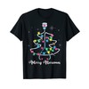 Merry Christmas Nurse Stethoscope Christmas Tree T-Shirt