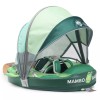 HECCEI Mambobaby Float with Canopy Crocodile Baby Pool Swim Float