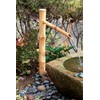 Bamboo Accents 36” Tall Outdoor Water Fountain with Pump, Easy