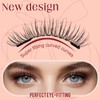 Higu Clace Magnetic Eyelashes Natural Look, Reusable 1 Pair Magnet