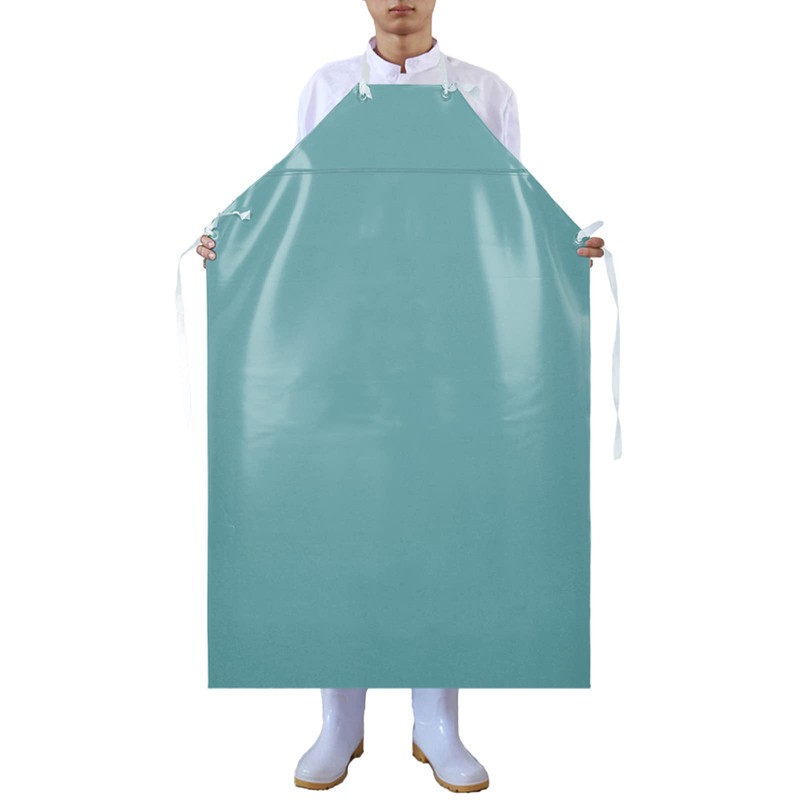 Surblue Waterproof Rubber Vinyl Apron Project Industrial Chemical Resistant Work