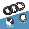 sourcing map M20 10Pcs Bearing Clamp Washer, 65Mn Internal Tooth