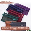 DELUXEFOX Mesh Pen Case Pen Case Double Structure Transparent Nylon