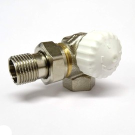 Heimeier Thermostatic Valve V-Exact 1.27 cm (1/2 Inch) Right Angle