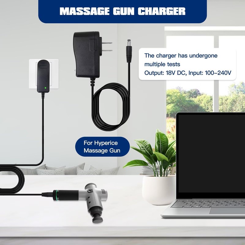 Replacement Charger for Hyperice Massage Gun Fits for Vyper 2.0,