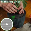 Adnee 6 Pcs 11.8 Inch Plant Pot Grids-Cuttable Plant Pot