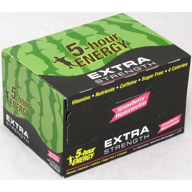 5-hour ENERGY 5 Hour Energy Strawberry Watermelon Extra Strength Shots