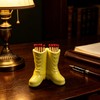 WJINNG Cowboy Boot Match Holder, Match Holder with Striker, Decorative