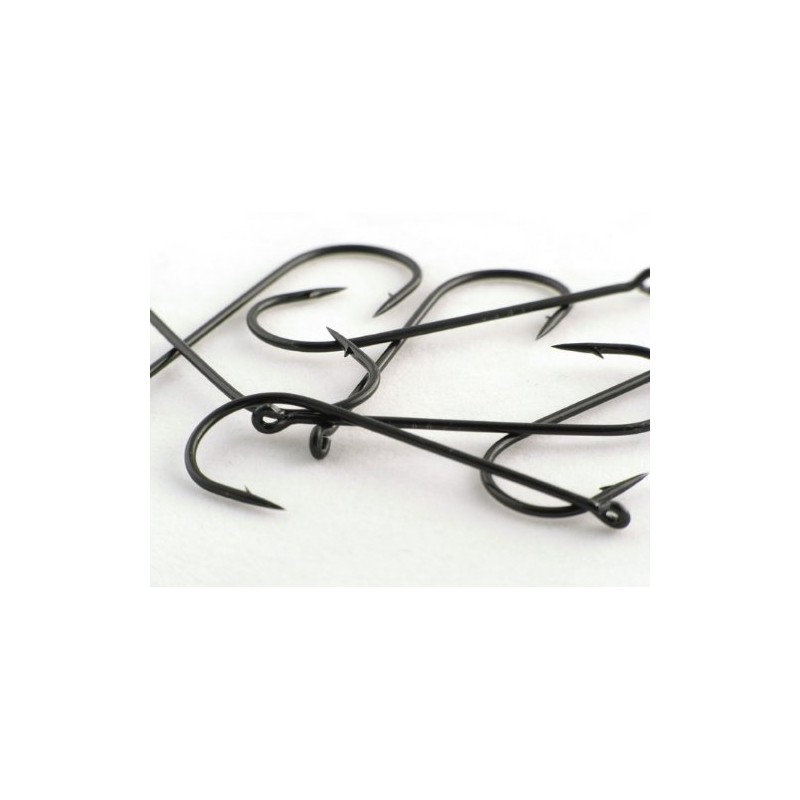 Phoxinus Aberdeen Sea Fishing Hooks, Black, 50 Pack, Size 3/0