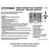 OEMTOOLS 37031 Power Steering Pulley Puller and Installer Kit, Removes