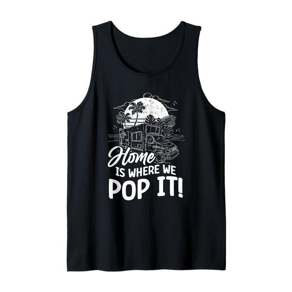 camper accessories camper art pop up camper Tank Top
