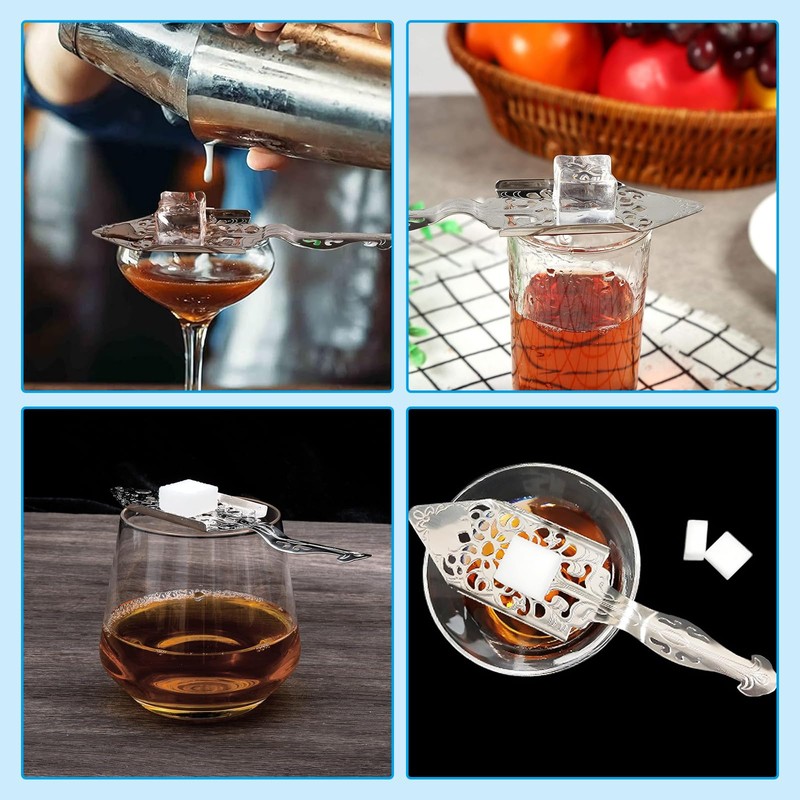 Doyime Absinto Spoon Stainless Steel Sugar Spoon Bar Wine Cocktail