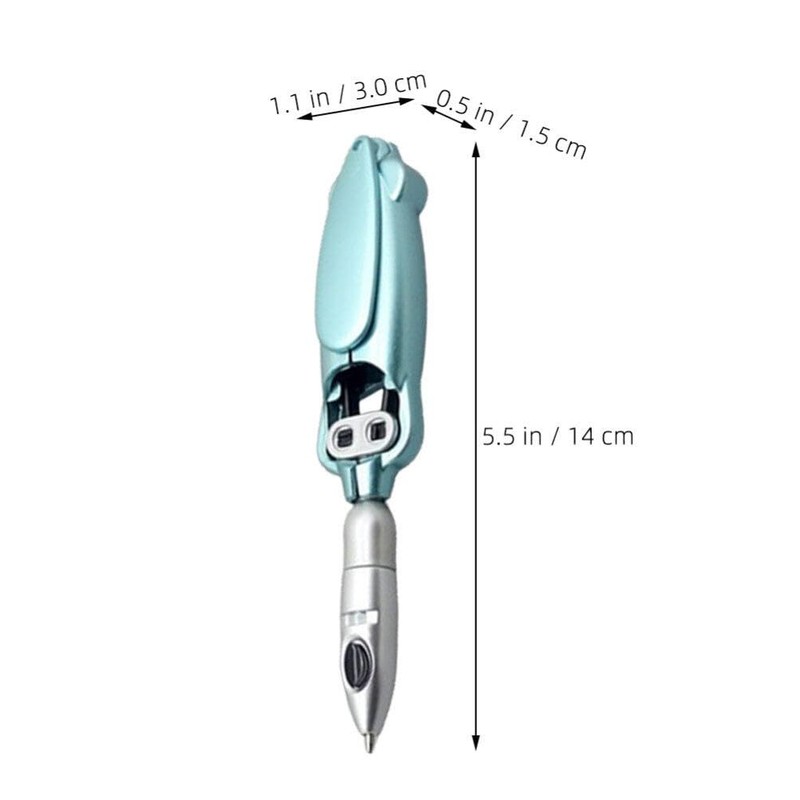 Operitacx Novelty Transforming Pen, 5pcs Transforming Cool Robotic Ballpoint Pen
