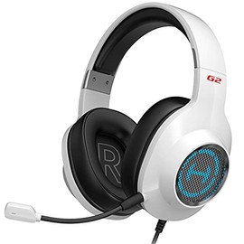 Edifier Audífonos Gamer G2 II Sonido 7.1 USB RGB Blanco                                                                                               