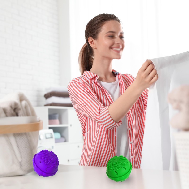 Laundry Balls Set, Natural Non-Chemical Detergent Wash Balls for Washing