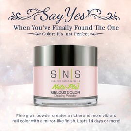 SNS Healthy Natural Nails SNS Nail Dip Powder, Gelous Color Dipping Powder - It's Just Perfect (Natural/Nudes) - Long-Lasting Nail Color & Polish Lasts 14 Days - Odor-Free & No UV Lamp Needed