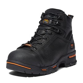 Timberland PRO Men's Endurance 6 Inch Steel Safety Toe Puncture Resistant Waterproof Industrial Work Boot, Black-2024 New, 10.5