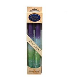 Safed Purple Taper Candles