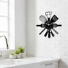 for Kitchen Lovers: 12 Inch Silent Wall Clock, Fun Themed