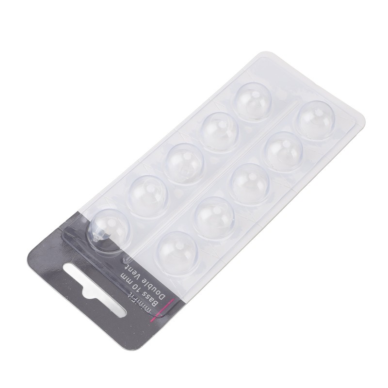 10pcs Double Vent Bass Dome Accessory Single Layer Double Vent