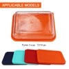 Sophico 3 Cup Rectangle Silicone Storage Cover Lids Replacement for