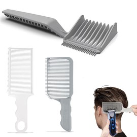 Haarschneidekamm Set, Gebogener Positionierungskamm, Haarschneidehilfe Für Männer, Haarschneide Schablone für Herren Salon, Für Herrenhaarschnitte, Koteletten Und Bartstyling Verwendet Werden(3pcs)