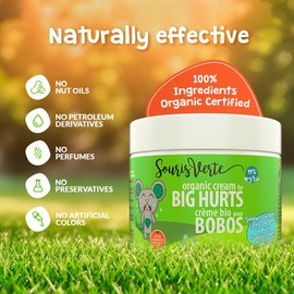 SOURIS VERTE Souris Verte Organic Boo Boo Healing & Diaper Rash Cream – Made in Canada – Cloth Diaper Safe (1-pack)
