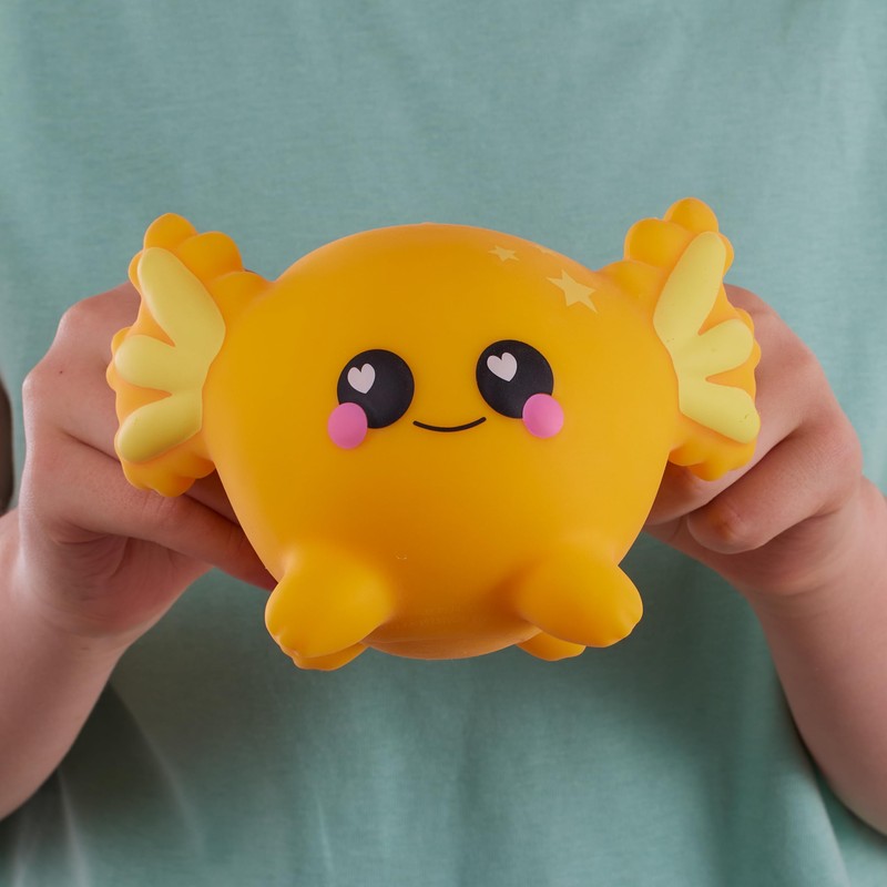 Smooshzees Luvzees, Sonny, Yellow Axolotl, Collectable Characters, Supersoft, Cuddly and