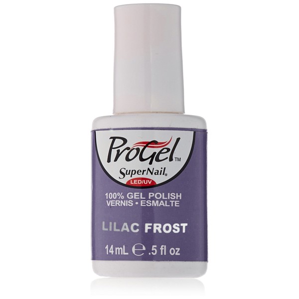 Supernail Gel Polish for Nails, Lilac Frost Shimmer, 0.5 Fluid Ounce