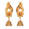 Efulgenz Indian Gold Tone Earrings Chandbali Ethopian Style Jewelry Metal