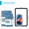Address Book with Alphabetical Tabs, Hardcover Password Book, Address Organizer