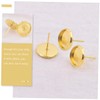 TEHAUX 150 Sets Earring Backs for Studs Gold Earring Bezel