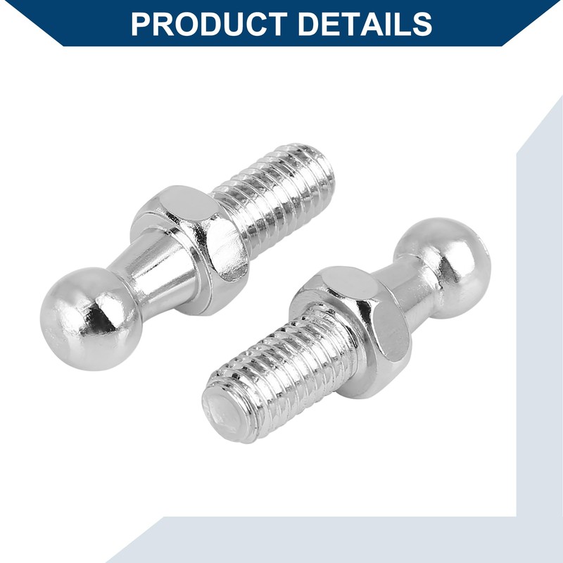 Hihaha Gas Strut Ball Stud/for Car/Metal M8 / 2 Pcs